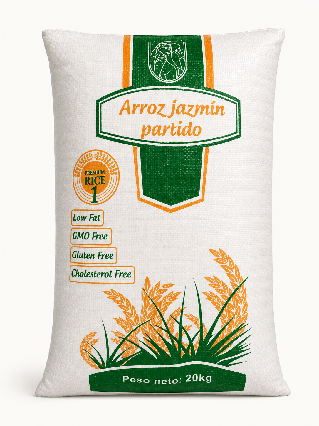 Arroz Jazmín Partido 20 kg