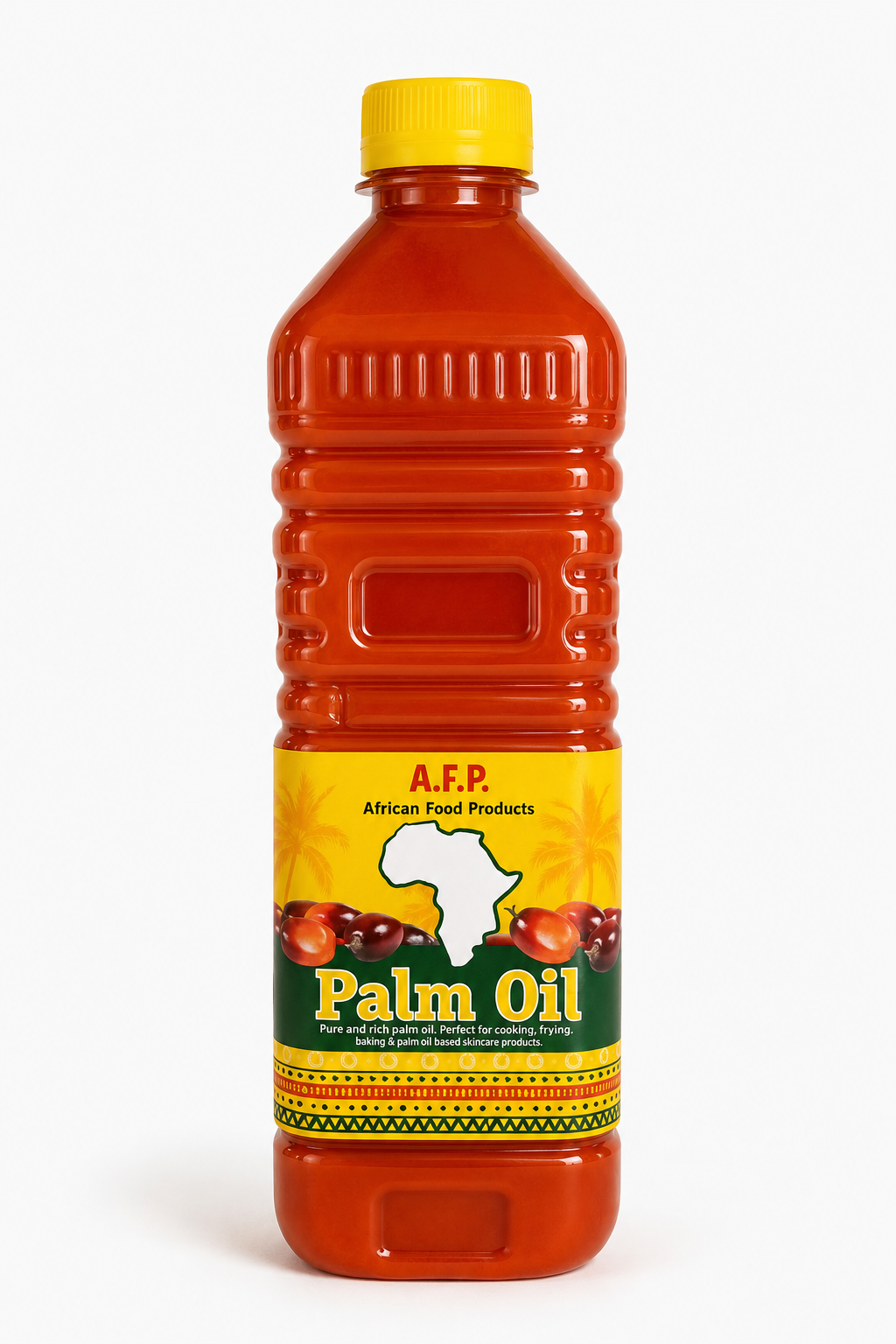 Botella A.F.P. de aceite de palma